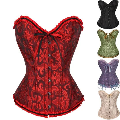 Sexy Boned Corset Lingerie Top - Image 2