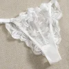 Embroidered Mesh Lingerie Set - Image 5