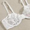 Embroidered Mesh Lingerie Set - Image 6
