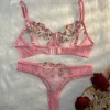 Two-Piece Lace Bra and Panty Set - Image 2