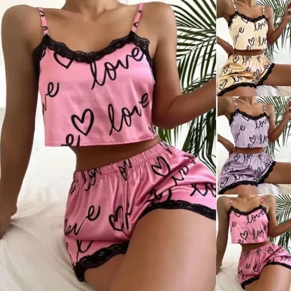 Crop Top and Short Pajama Set - Image 5