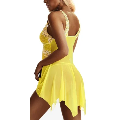Mesh Front Closure Babydoll - Image 3